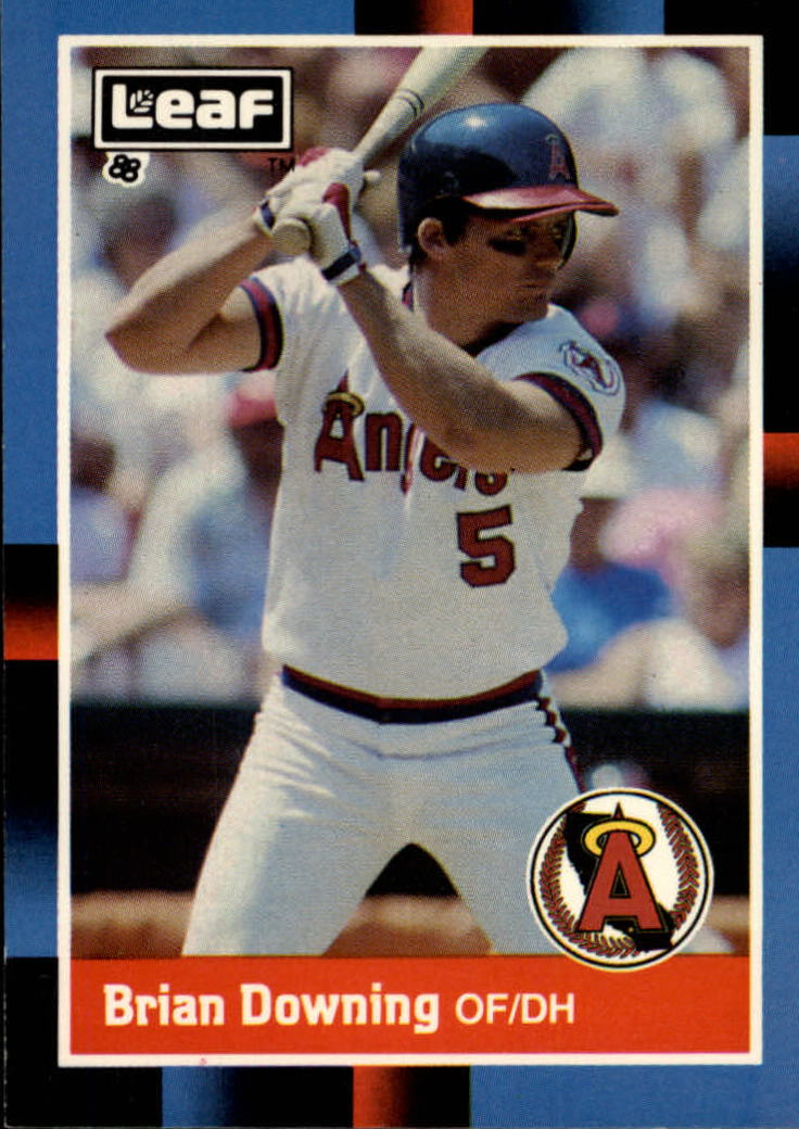 1988 Leaf/Donruss Baseball Cards       203     Brian Downing
